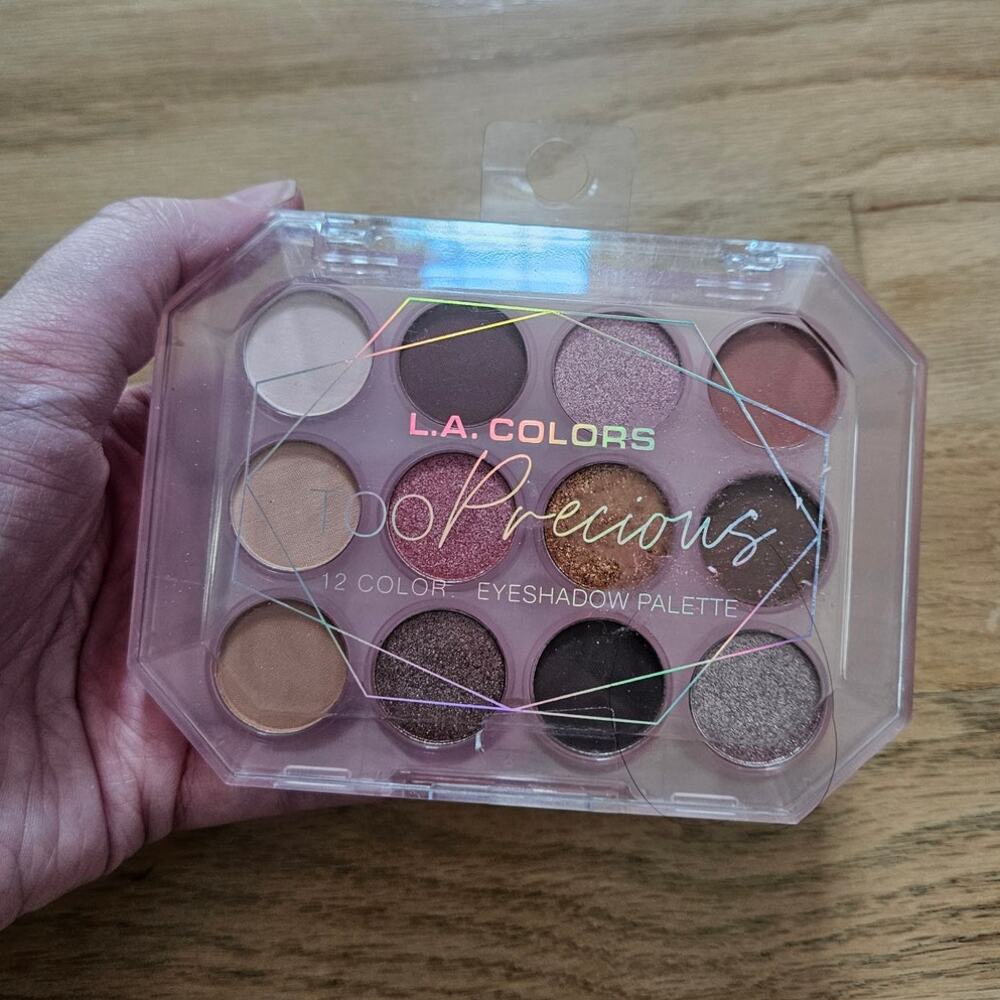 NEW L.A. Colors Too Precious Jewel C43328 12 Color Eyeshadow Palette